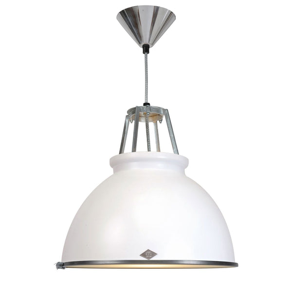 Titan 3 Pendant & Diffuser - White - Original BTC - Pendants - HORNE