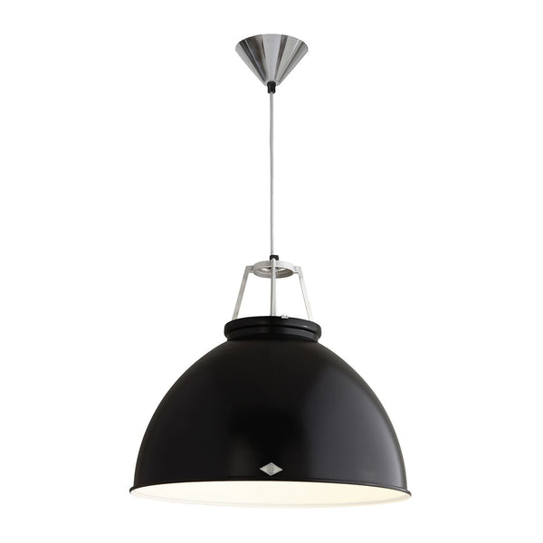 Titan 5 Pendant - Black - Original BTC - Pendants - Black w/ White Interior - HORNE