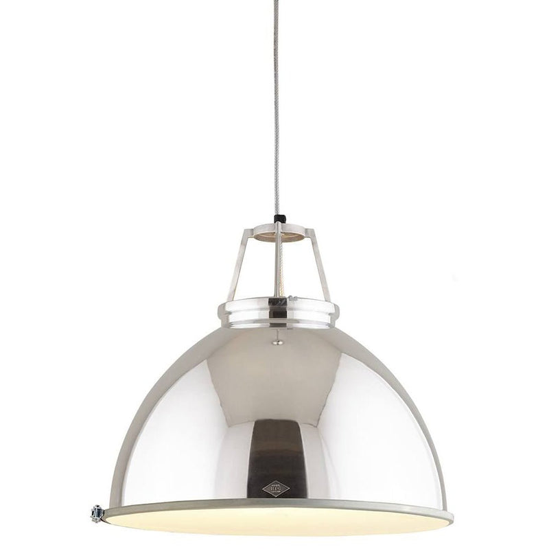 Titan 5 Pendant - Polished Aluminum w/ Diffuser - Original BTC - Pendants - HORNE