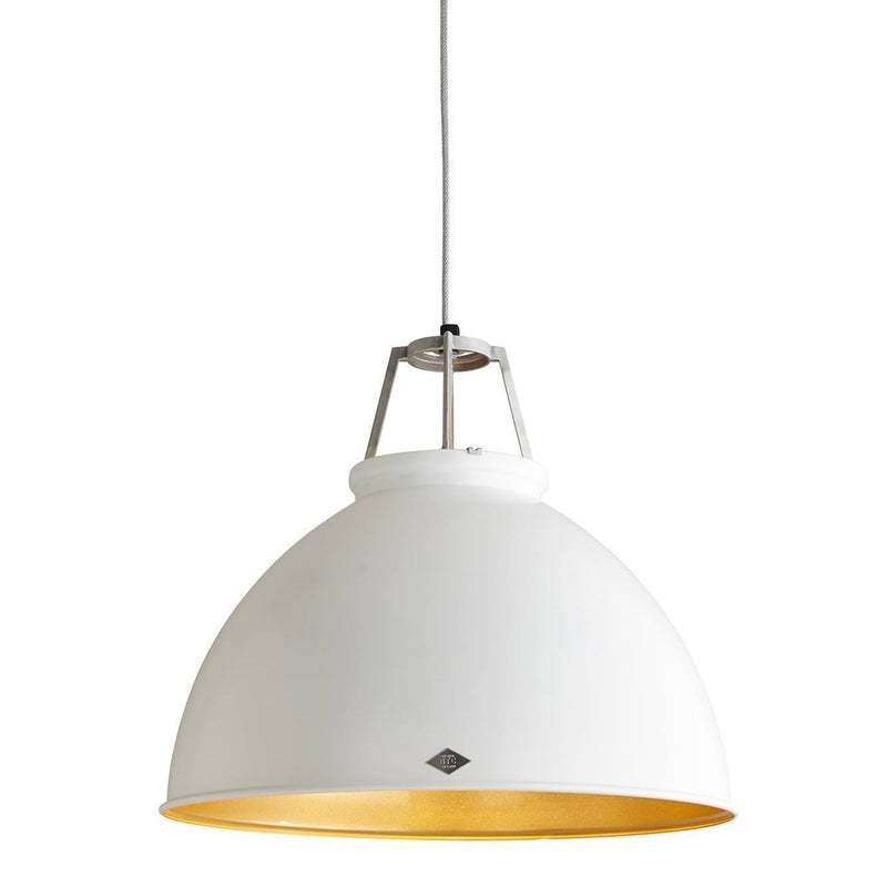 Titan 5 Pendant - White - Original BTC - Pendants - White w/ White Interior - HORNE