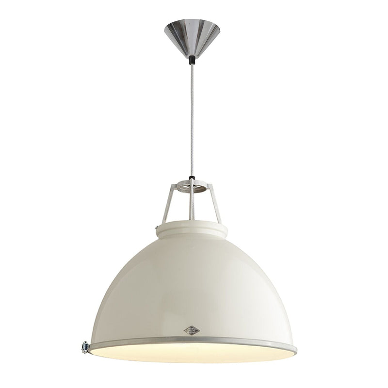 Titan 5 Pendant - White with Diffuser - Original BTC - Pendants - HORNE