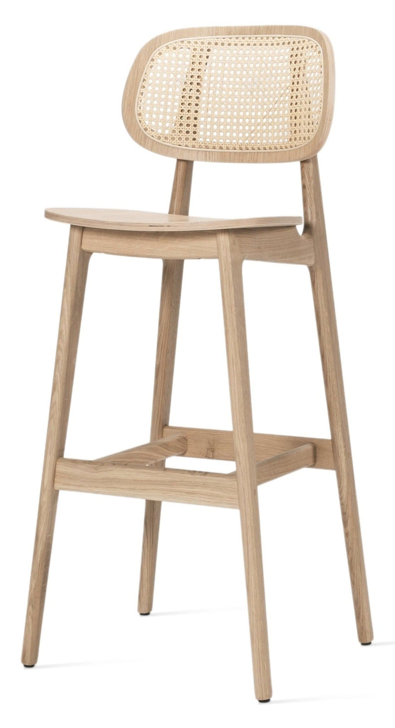 Titus Bar Stool - Vincent Sheppard - Stools + Benches + Ottomans - Black Stained Oak - HORNE