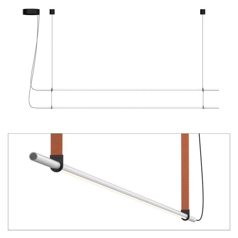 T.O. Pendant 2 Stack - Pablo Designs - Pendants - Matte Black - Graphite - HORNE