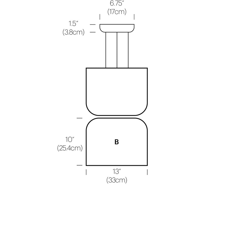 Totem Up/Down Light - Pablo Designs - Pendants - Shade AA - HORNE