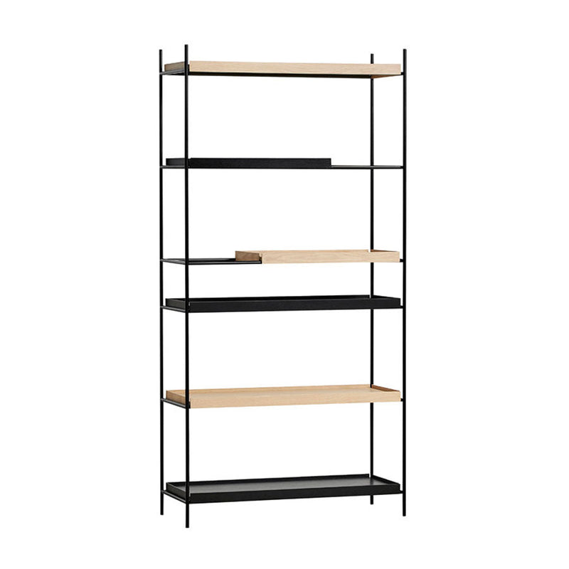 Woud Tall Storage Tray Shelf - High