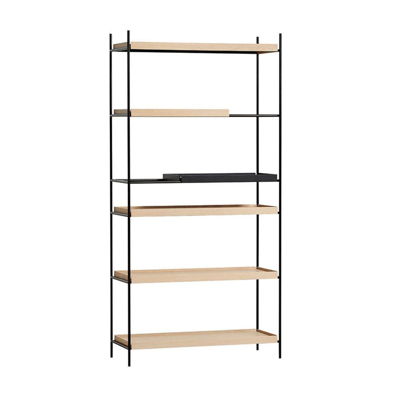 Woud Tall Storage Tray Shelf - High