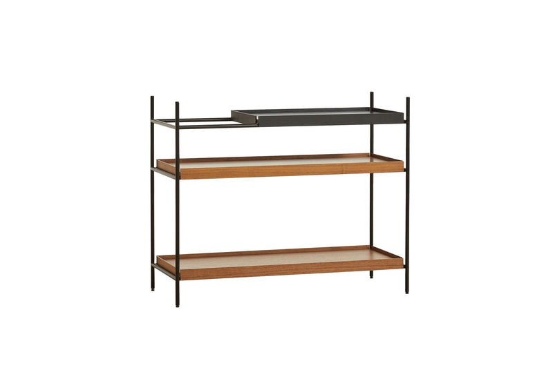 Woud Tray Storage Rack - Low