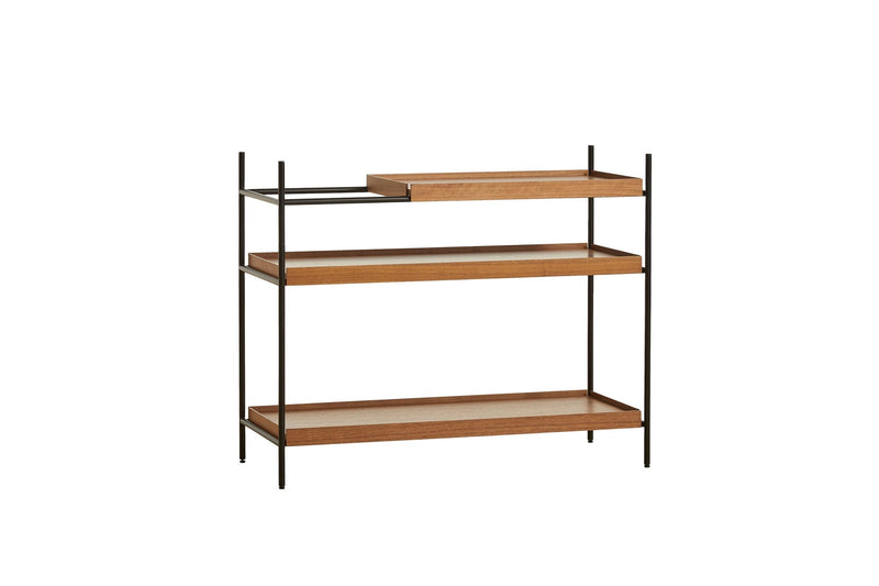 Woud Tray Storage Rack - Low