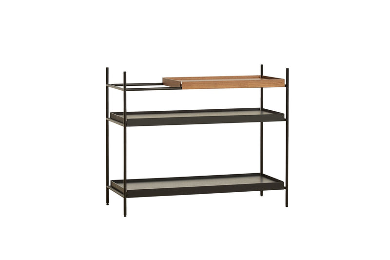 Woud Tray Storage Rack - Low