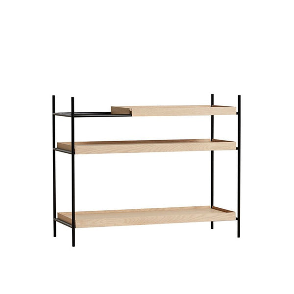 Woud Tray Storage Rack - Low