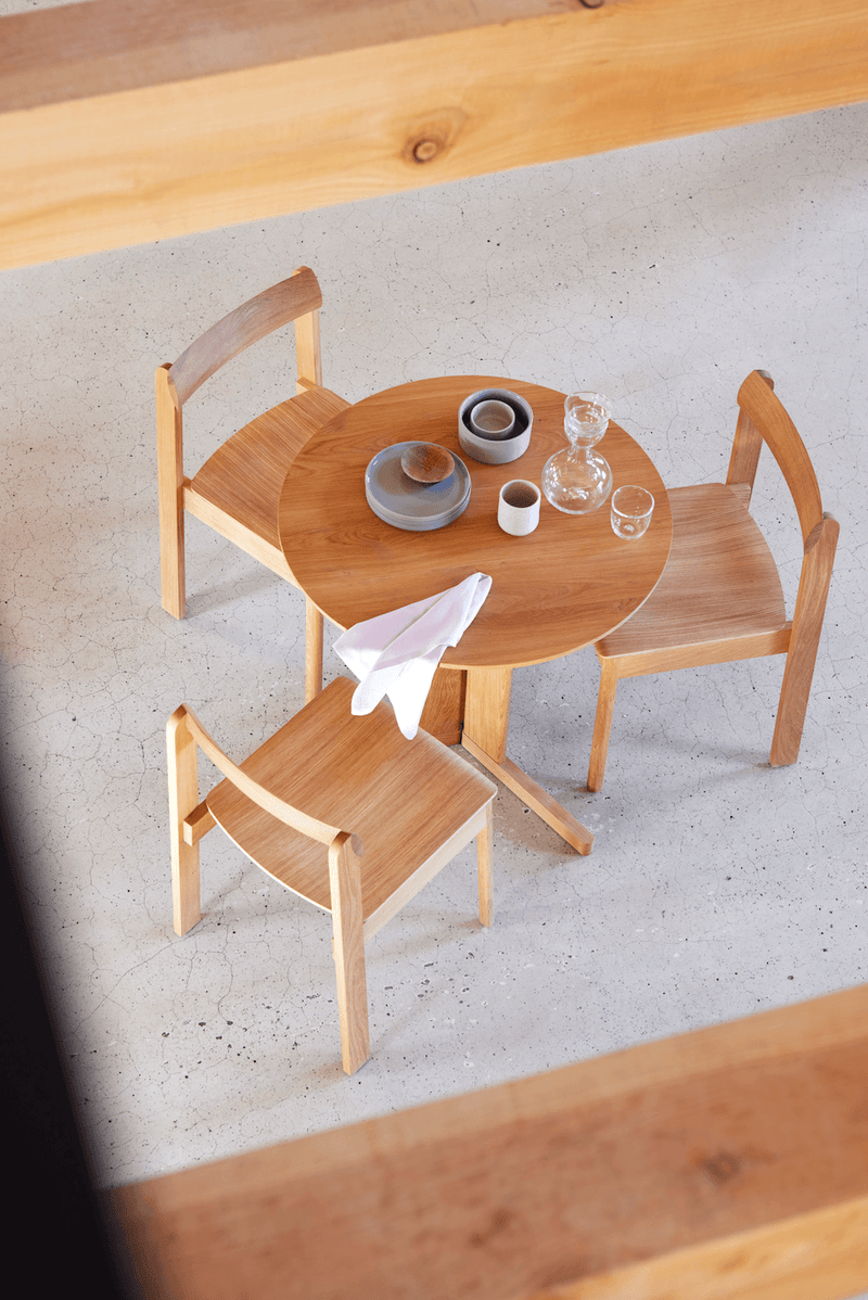 Trefoil Table - Form + Refine - Tables + Desks - White Oiled Oak - HORNE