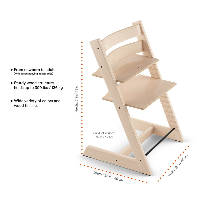 Tripp Trapp Chair - Stokke - Kids' + Baby Furniture - Natural - HORNE