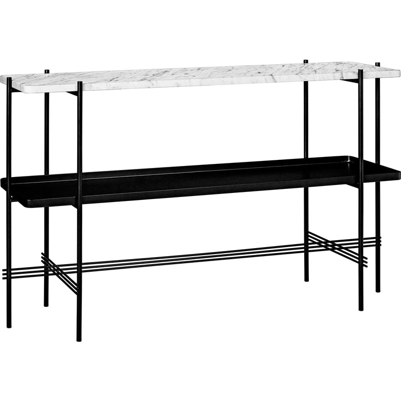 Consol Rectangulaire -1 Marble Plate And 1 Metal Tray