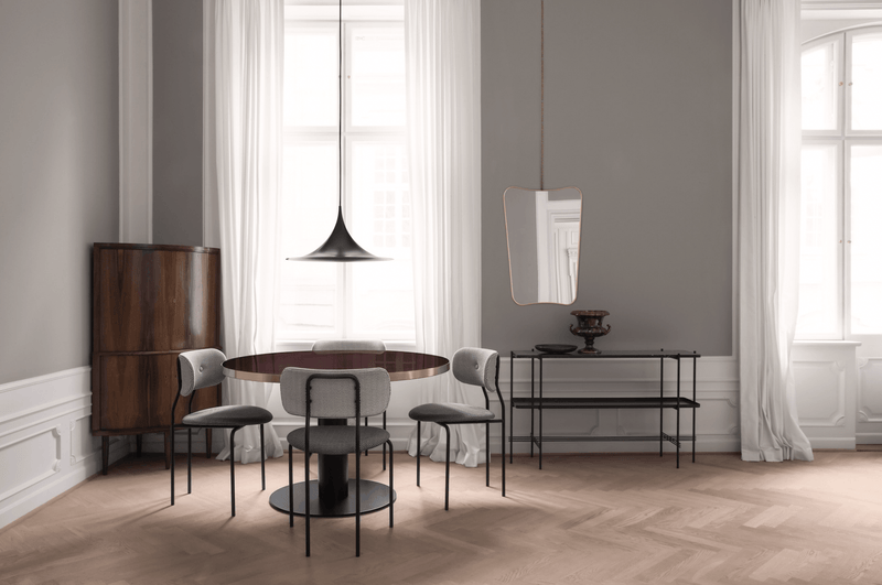 TS Console - 2 Racks - Polished Steel - Gubi - Tables + Desks - Black Marquina Marble - HORNE