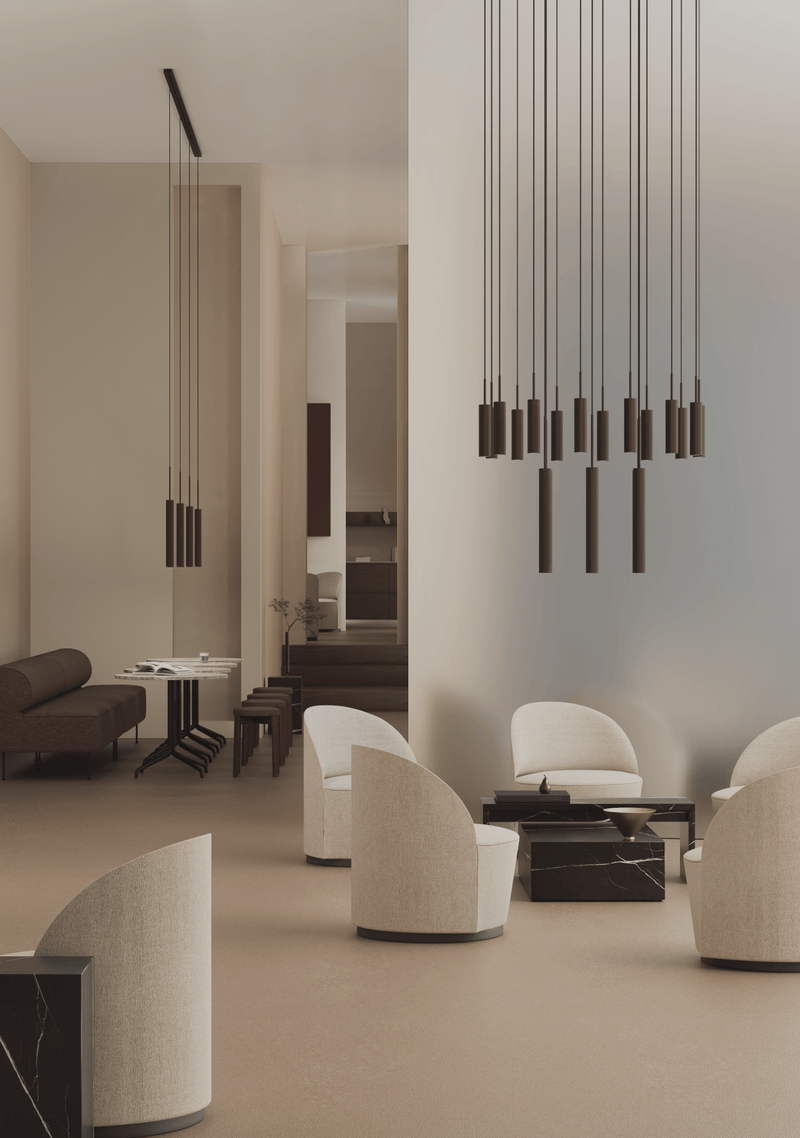 Tubulaire Chandelier - Audo Copenhagen - Chandeliers - Chandelier 6 - HORNE