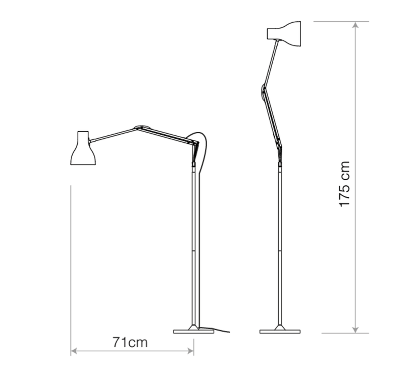 Type 75 Floor Lamp - Paul Smith Edition 5 - Anglepoise - Floor Lamps - HORNE
