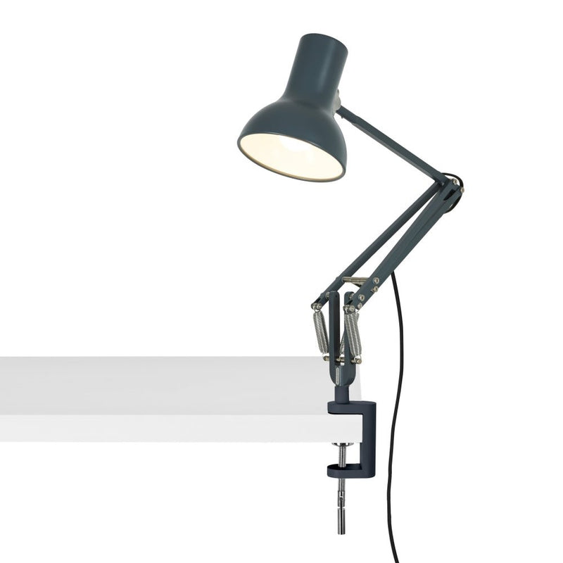 Type 75 Mini Desk Clamp Lamp - Anglepoise - Table + Task - Alpine White - HORNE