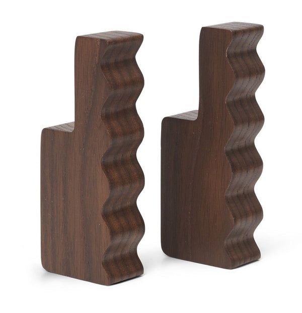 Unda Hooks - Set of 2 - Ferm Living - Hangers & Hooks - HORNE