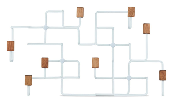 Underground Coat Rack - Gejst - Storage + Organization - White/Oak - HORNE