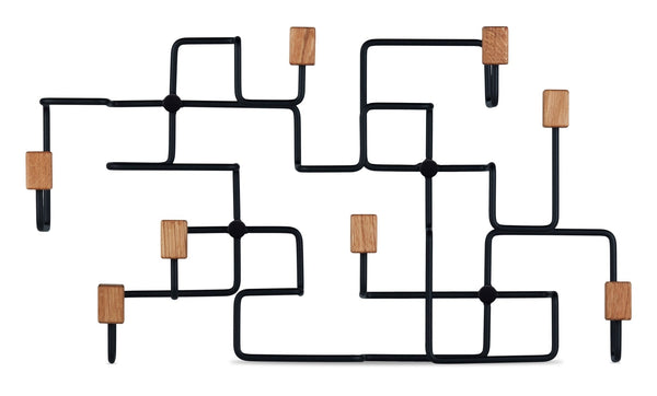 Underground Coat Rack - Gejst - Storage + Organization - Black/Oak - HORNE