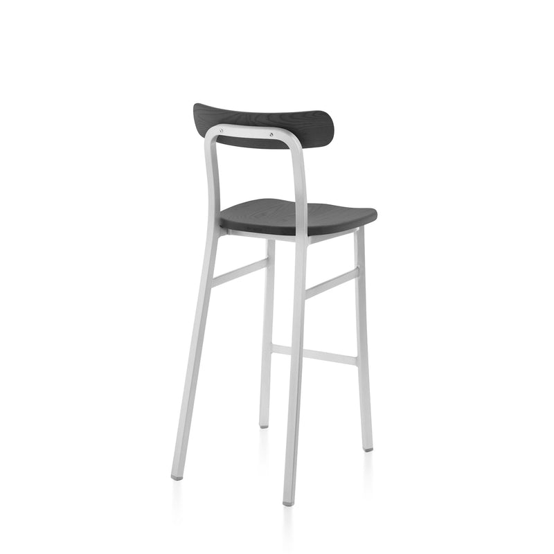 Utility Bar Stool - Emeco - Stools + Benches + Ottomans - Hand Brushed - Accoya - HORNE