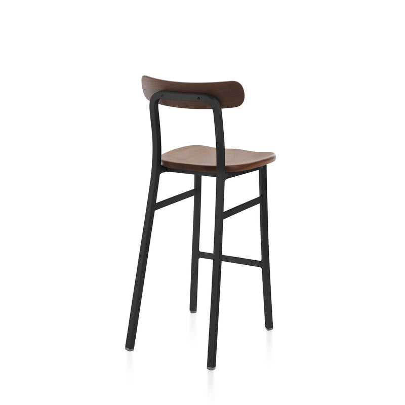 Utility Bar Stool - Emeco - Stools + Benches + Ottomans - Hand Brushed - Accoya - HORNE