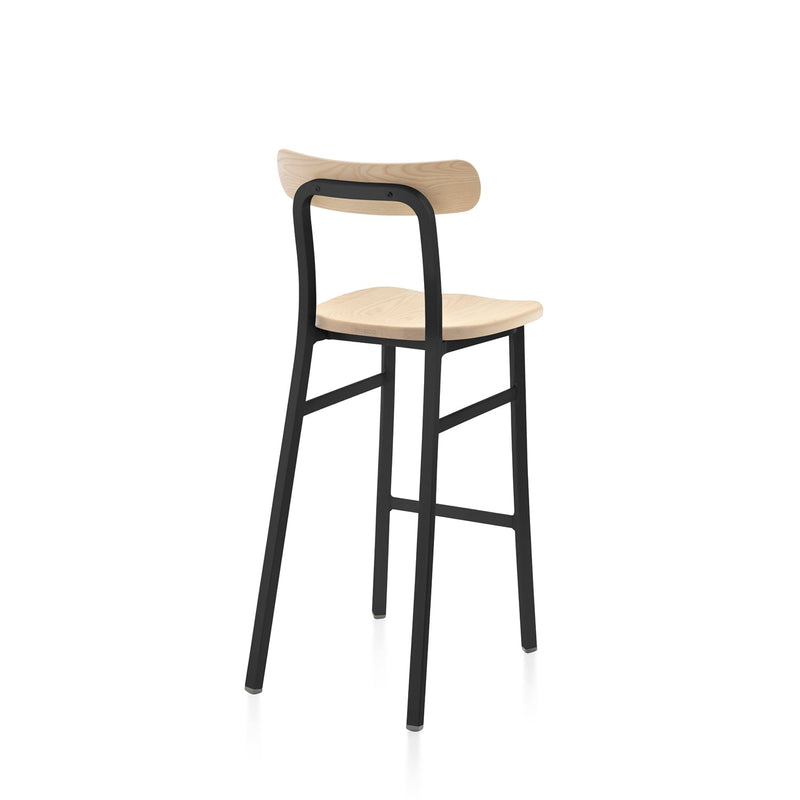 Utility Bar Stool - Emeco - Stools + Benches + Ottomans - Hand Brushed - Accoya - HORNE