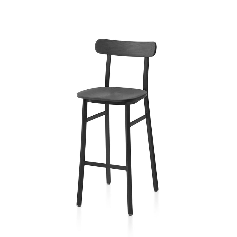 Utility Bar Stool - Emeco - Stools + Benches + Ottomans - Hand Brushed - Accoya - HORNE