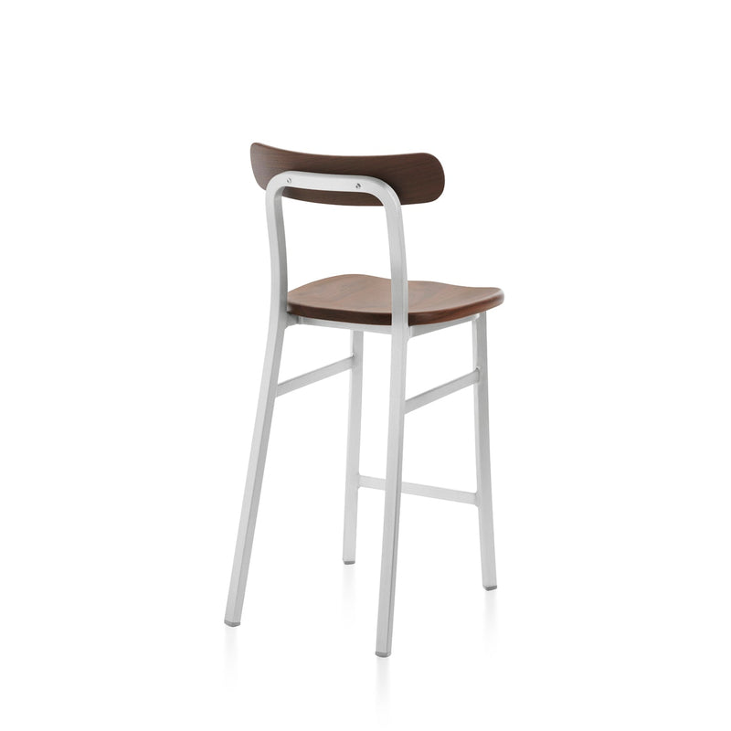 Utility Counter Stool - Emeco - Stools + Benches + Ottomans - Hand Brushed - Accoya - HORNE