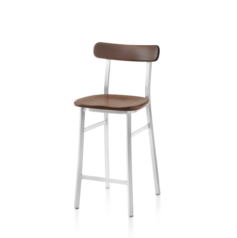 Utility Counter Stool - Emeco - Stools + Benches + Ottomans - Hand Brushed - Accoya - HORNE