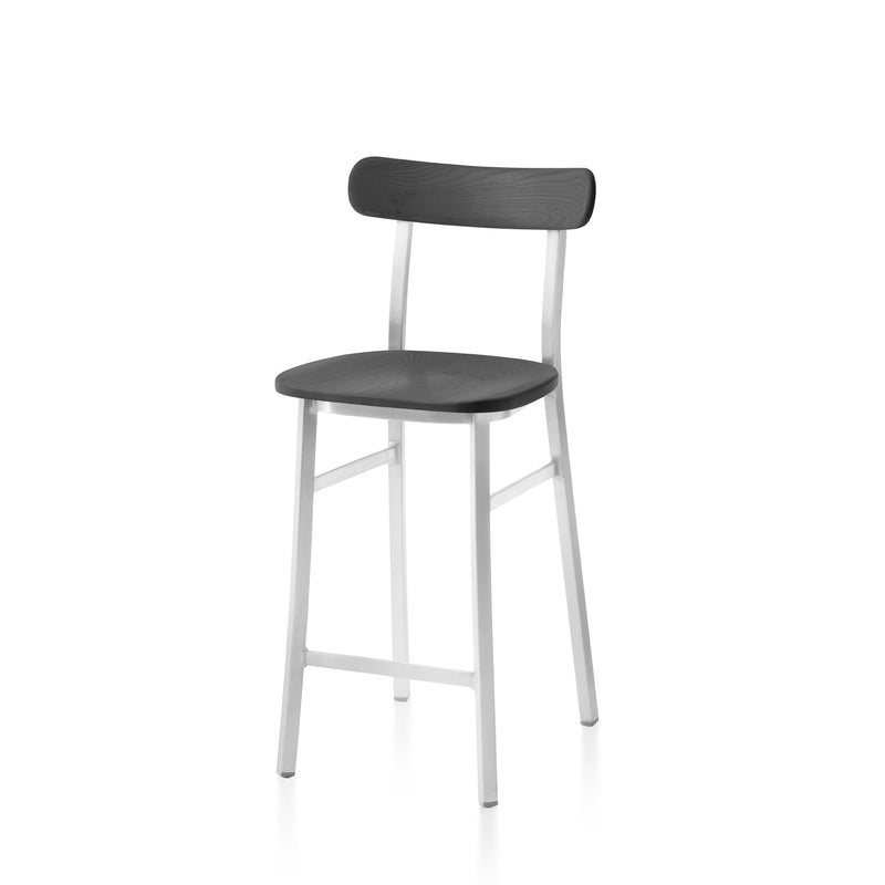 Utility Counter Stool - Emeco - Stools + Benches + Ottomans - Hand Brushed - Accoya - HORNE