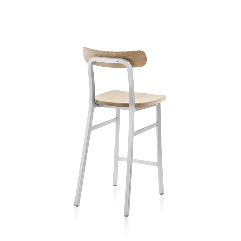 Utility Counter Stool - Emeco - Stools + Benches + Ottomans - Hand Brushed - Accoya - HORNE