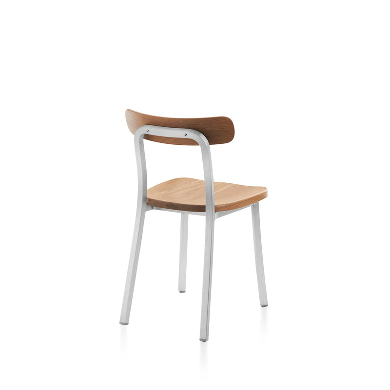 Utility Side Chair - Emeco - Chairs - Hand Brushed - Accoya - HORNE