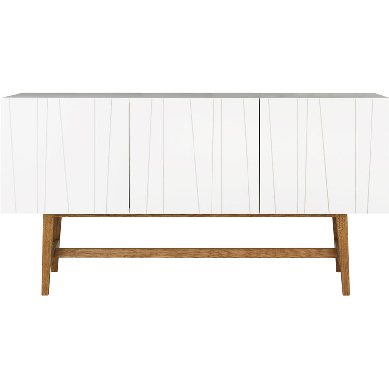 Vass V40:135 Cabinet 3 Doors - Asplund - Sideboards + Cabinets - Black Walnut Oak(P4) - White - 15 - HORNE