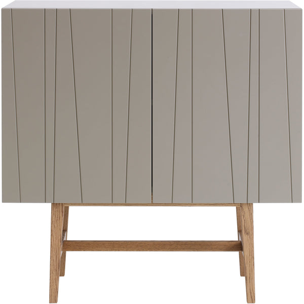 Vass V60:90 Cabinet 2 Doors - Stand Base - Asplund - Sideboards + Cabinets - Black Walnut Oak(P4) - White - 15 - HORNE