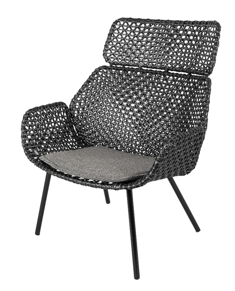 Vibe Highback Chair - Cane Line - Outdoor Furniture - No Cushion - HORNE