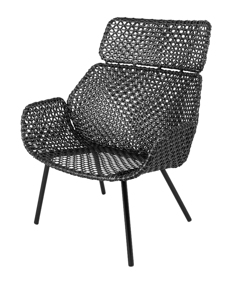 Vibe Highback Chair - Cane Line - Outdoor Furniture - No Cushion - HORNE