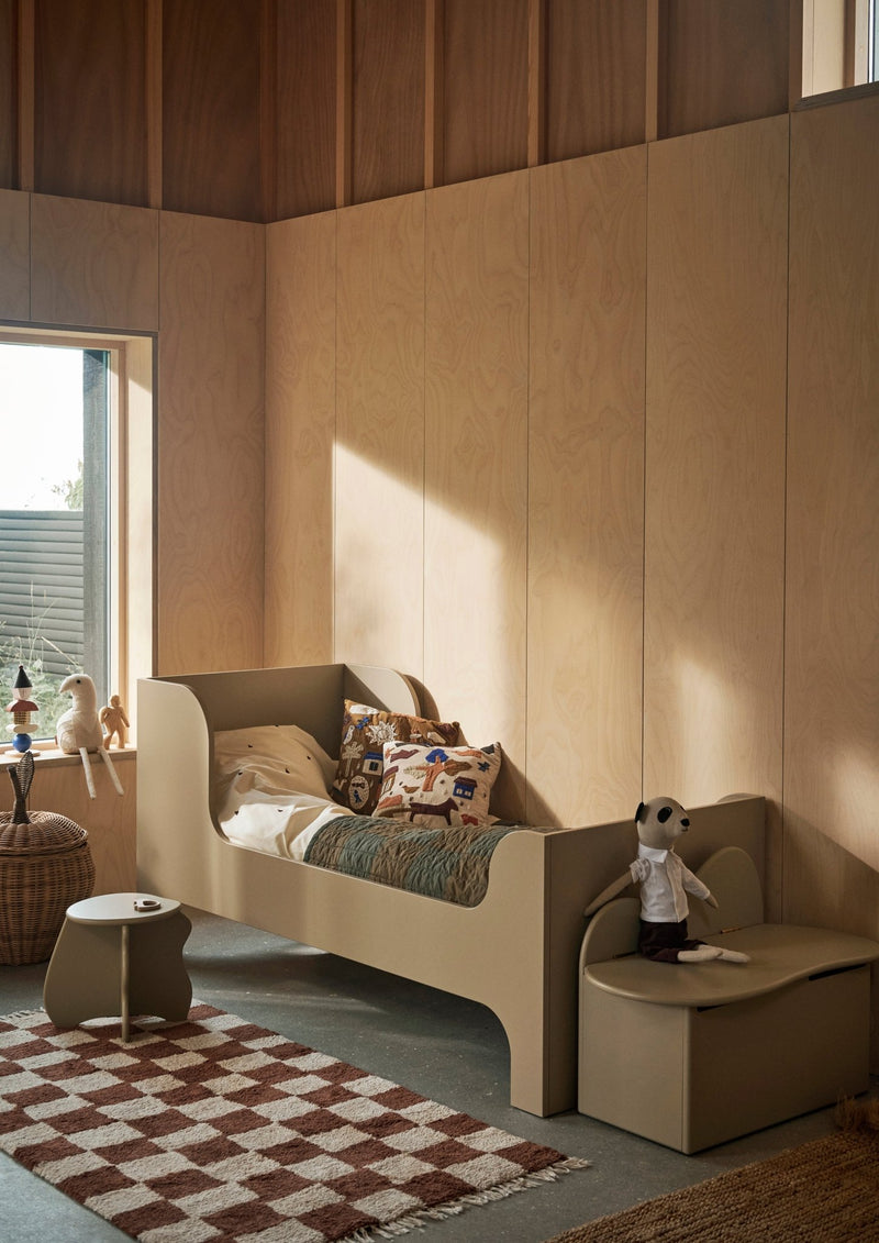 Village Cushion - Ferm Living - Bedding + Pillows - Off - White - HORNE