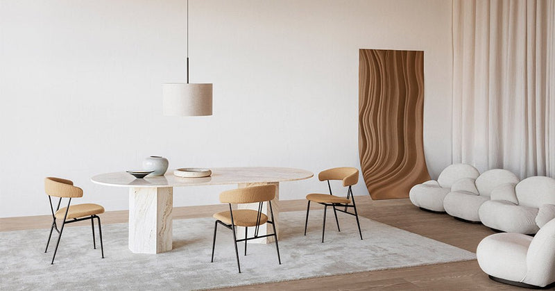 Violin Dining Chair - Fully Upholstered - Gubi - Chairs - Gabriel Tempt 60152 - HORNE