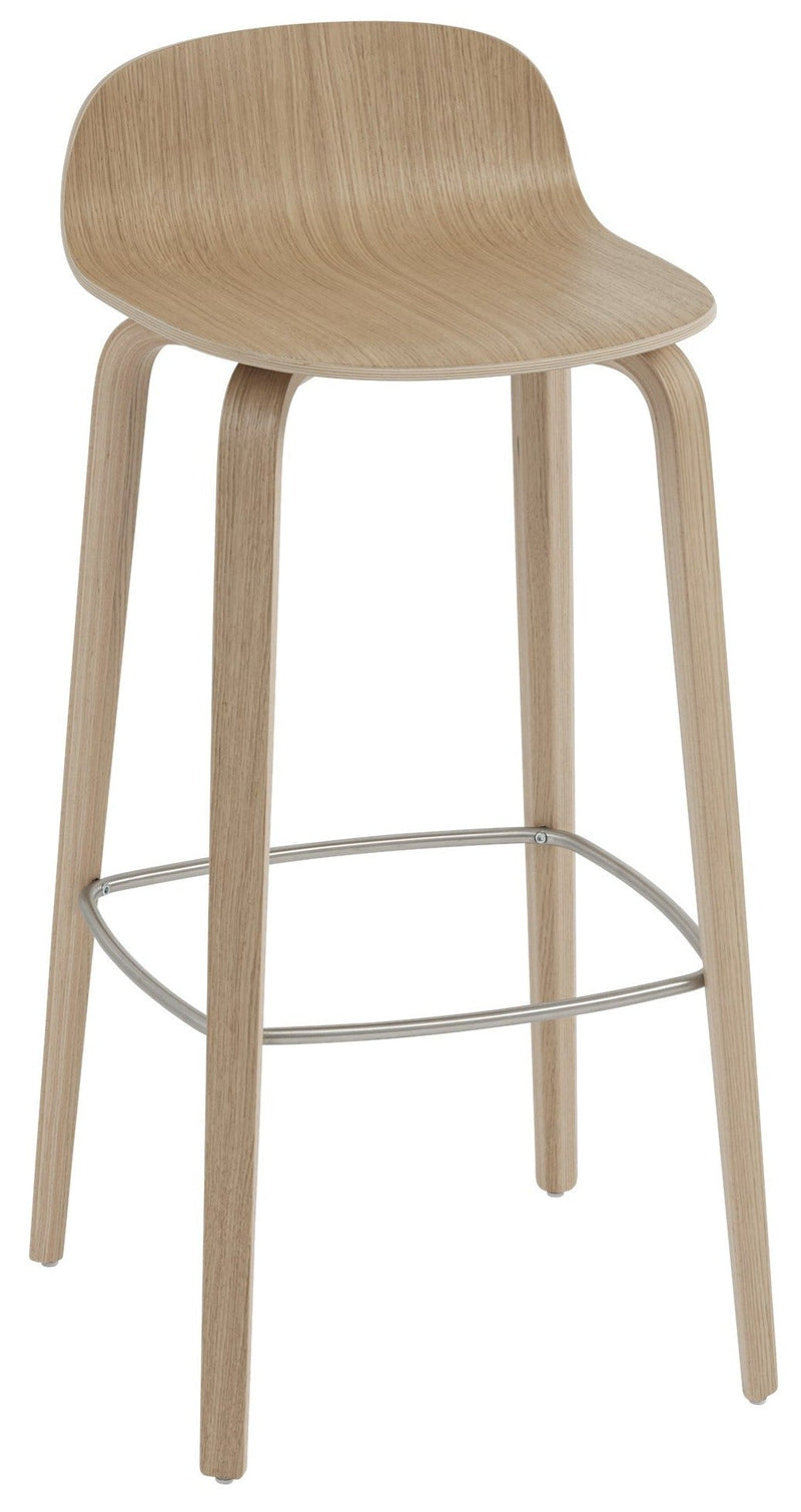 Visu Stool - Muuto - Stools + Benches + Ottomans - Bar Height - Oak - HORNE