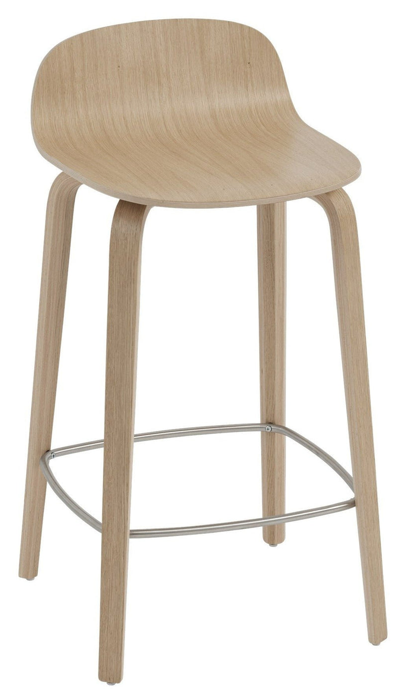 Visu Stool - Muuto - Stools + Benches + Ottomans - Bar Height - Oak - HORNE