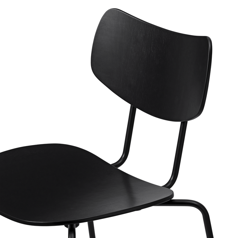 VLA26T Vega Dining Chair - Carl Hansen & Son - Chairs - Black Oak - HORNE