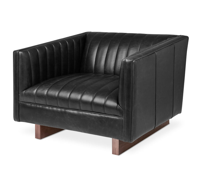 Wallace Chair - Gus* Modern - Chairs - Canyon Whiskey Leather - HORNE