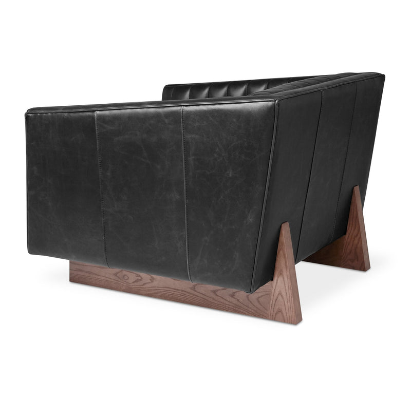 Wallace Chair - Gus* Modern - Chairs - Canyon Whiskey Leather - HORNE