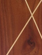 Walnut with Maple Inlay