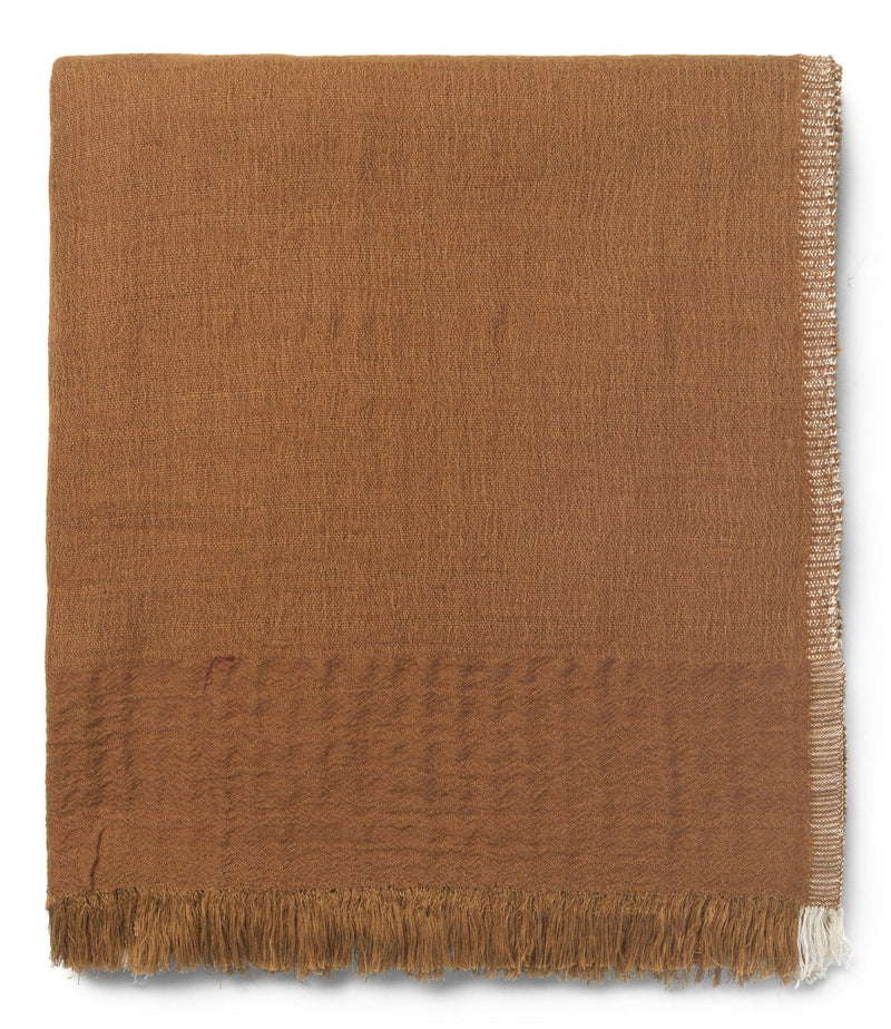 Weaver Throw - Ferm Living - Blankets + Throws + Pillows - Off - White - HORNE