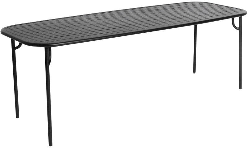 Week - End Dining Table - Rectangle - Petite Friture - Outdoor Furniture - Medium - Black - HORNE