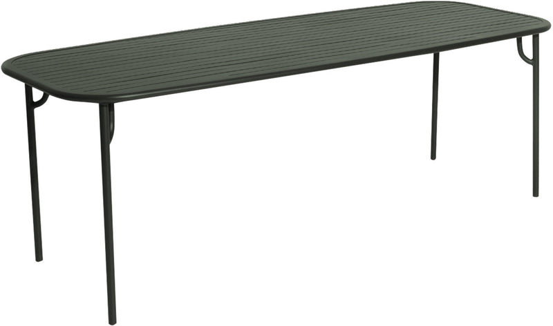 Week - End Dining Table - Rectangle - Petite Friture - Outdoor Furniture - Medium - Black - HORNE