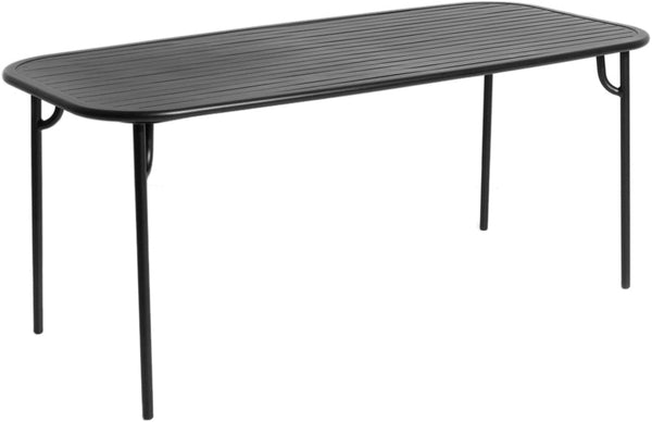 Week - End Dining Table - Rectangle - Petite Friture - Outdoor Furniture - Medium - Black - HORNE