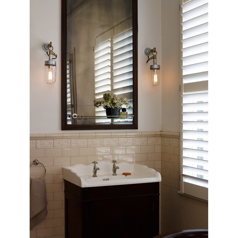 Well Glass Wall Light 7679 - Davey Lighting - Outdoor Lights - Clear Glass - HORNE